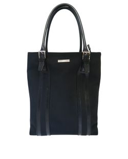 Gucci Nylon Tote Bag, Nylon, Black, 019 04512123, 2